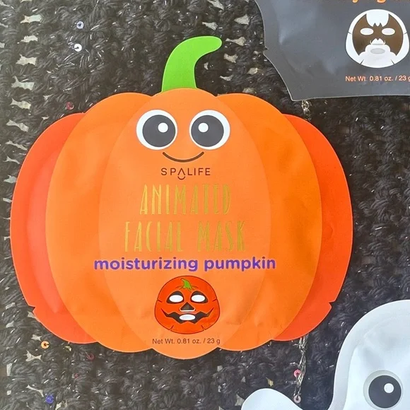 Halloween Gift Set with Ghost, Floral Print Pouch - Picture 8 of 11